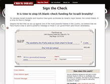 Tablet Screenshot of checkisrael.org